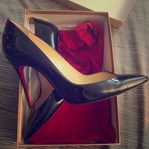 Authentic Christian Louboutin Completa 100 patent
